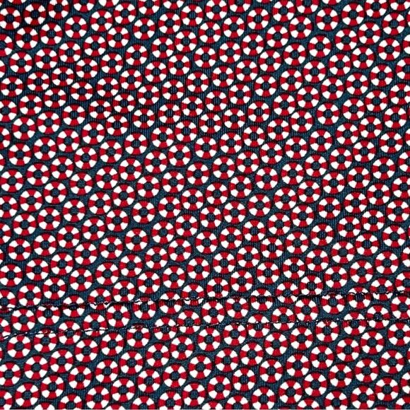 Peter Millar Summer Comfort Golf Red Blue Polka Dot Short Sleeve Polo Shirt XL - Picture 6 of 9